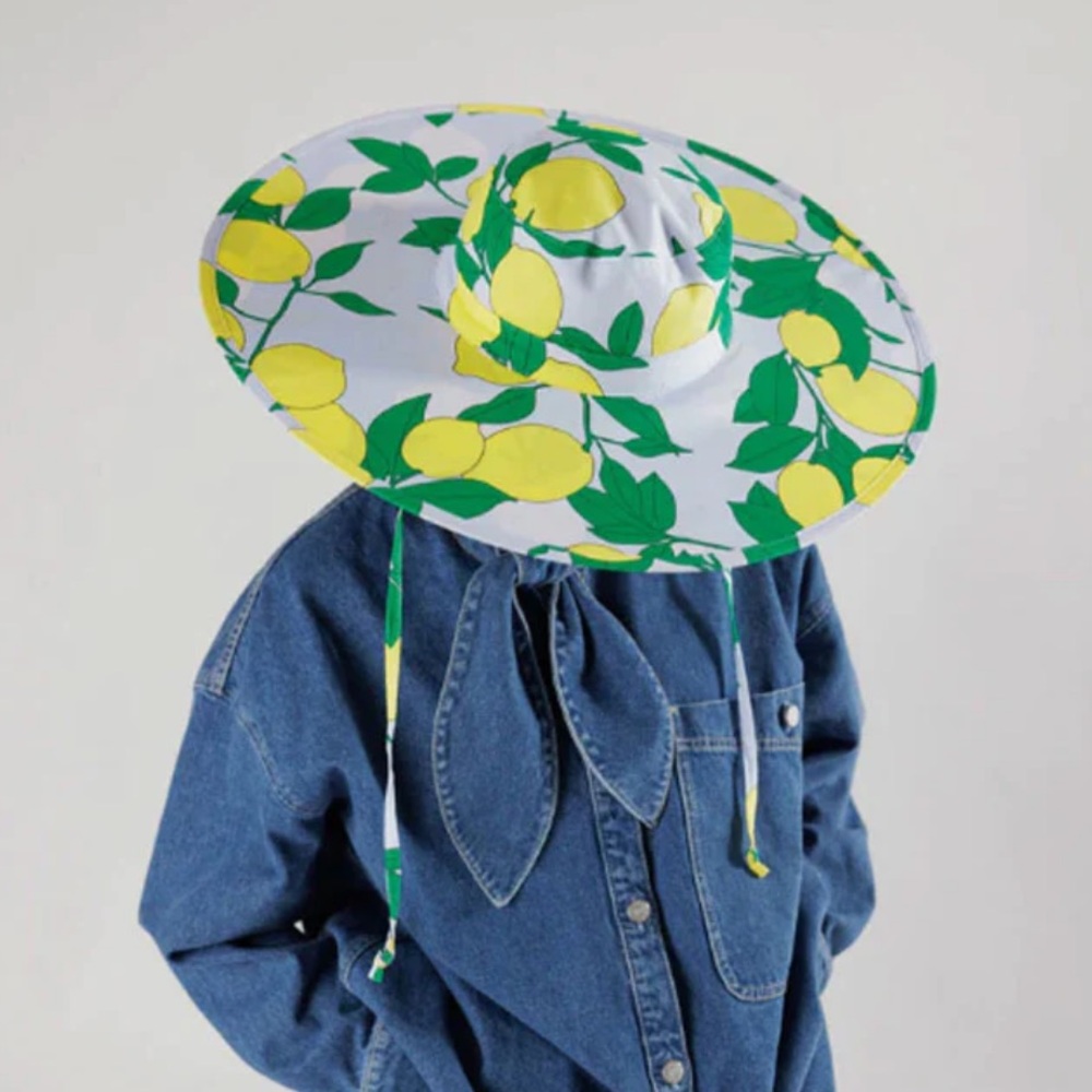 Baggu Lemon Circle Sunhat, NWT